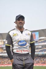 Sunil Shetty at CCL match in D Y Patil, Mumbai on 25th Jan 2014
